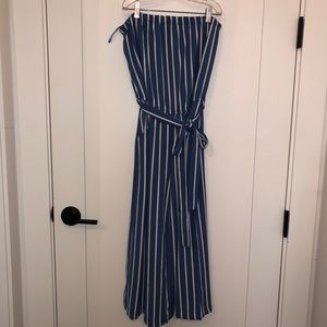 3/4 Length Strapless Romper